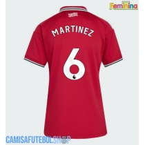 Camisa de time de futebol Manchester United Lisandro Martinez #6 Replicas 1º Equipamento Feminina 2026-27 Manga Curta